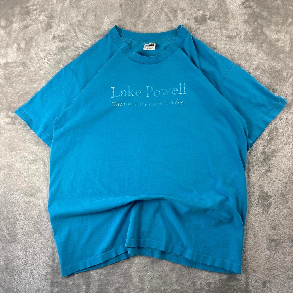 Vintage Lake Powell T-Shirt Men’s XL Blue Single Stitch 90s USA Made